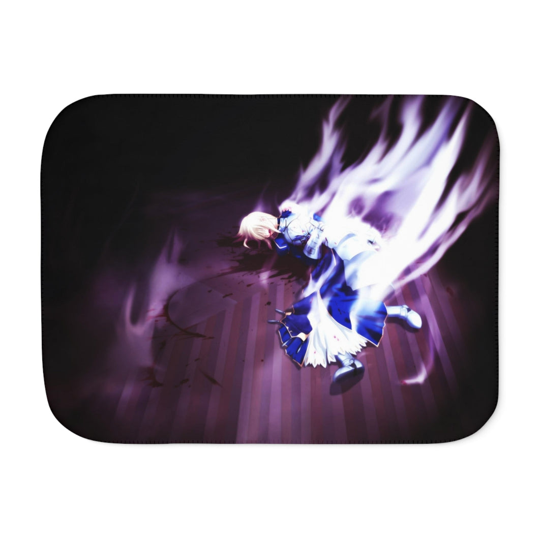 Anime Fate/Stay Nightr Sherpa Blanket