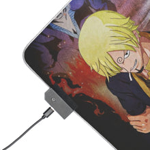 Load image into Gallery viewer, One Piece Monkey D. Luffy, Roronoa Zoro, Sanji RGB LED Mouse Pad (Desk Mat)
