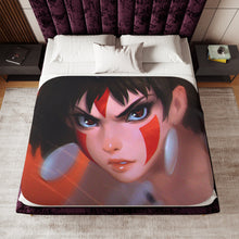 Load image into Gallery viewer, Princess Mononoke Sherpa Blanket
