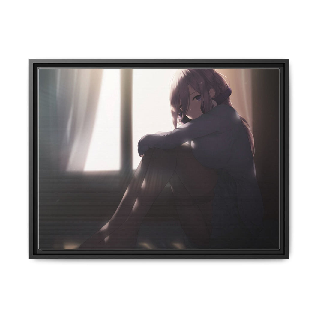 The Quintessential Quintuplets Miku Nakano Canvas Framed Art Print