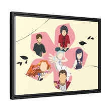 Load image into Gallery viewer, Anohana Meiko Honma, Jinta Yadomi, Naruko Anjou, Tetsudou Hisakawa, Chiriko Tsurumi Canvas Framed Art Print
