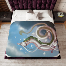 Load image into Gallery viewer, Anime Spirited Away Sherpa Blanket
