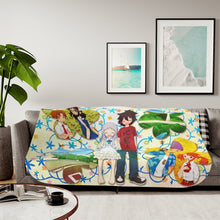 Load image into Gallery viewer, Anohana Sherpa Blanket
