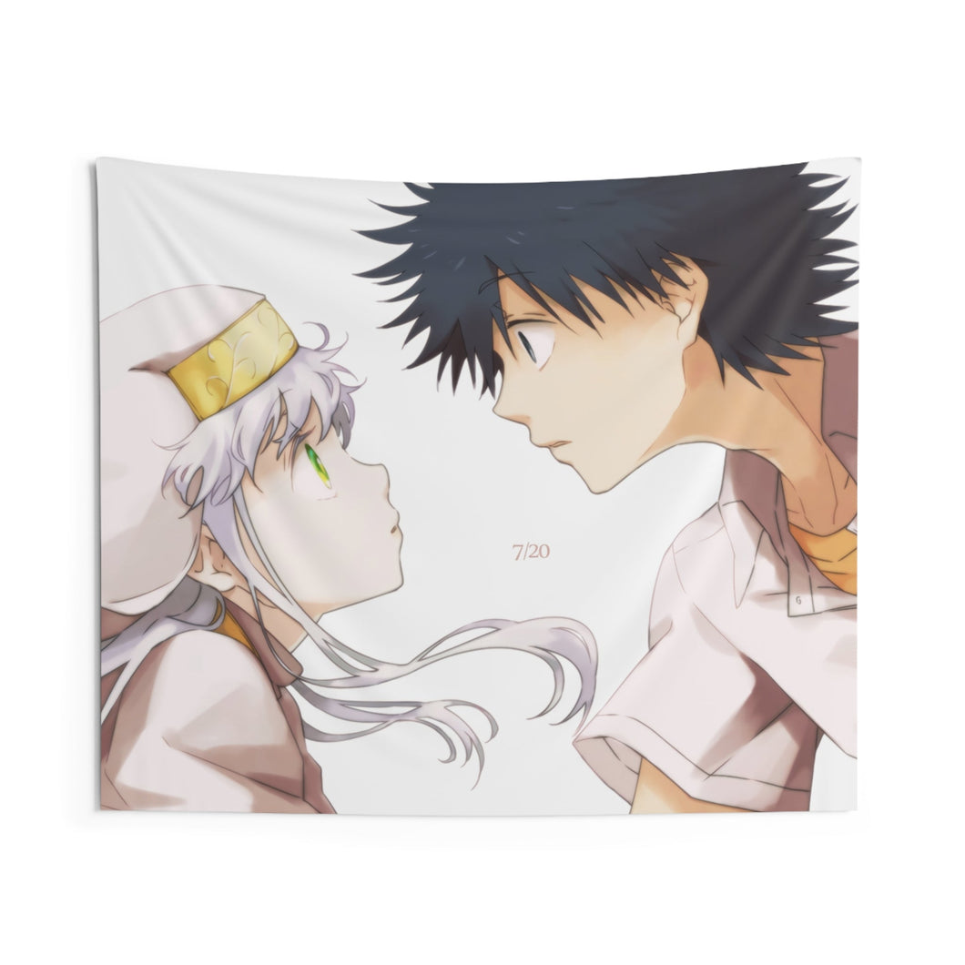 A Certain Magical Index Kamijou Touma, Index Librorum Prohibitorum Indoor Wall Tapestry
