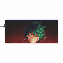 Load image into Gallery viewer, My Hero Academia Izuku Midoriya RGB LED Mouse Pad (Desk Mat)
