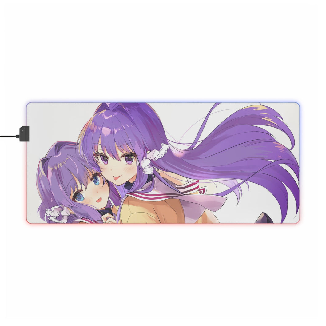 Clannad Kyou Fujibayashi, Ryou Fujibayashi RGB LED Mouse Pad (Desk Mat)