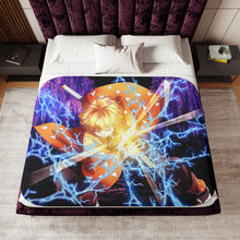 Load image into Gallery viewer, Zenitsu Agatsuma Sherpa Blanket
