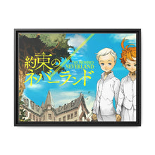 Load image into Gallery viewer, Anime The Promised Neverland Canvas Framed Art Print

