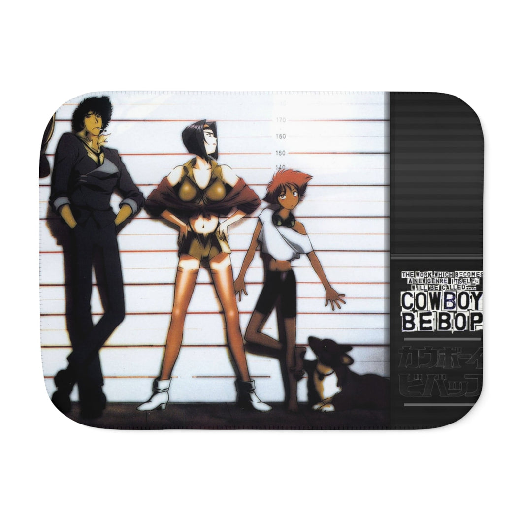 Anime Cowboy Bebopr Sherpa Blanket