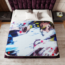 Load image into Gallery viewer, All Might VS All For One Sherpa Blanket
