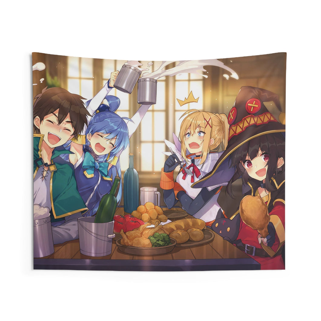 KonoSuba - God’s blessing on this wonderful world!! Indoor Wall Tapestry