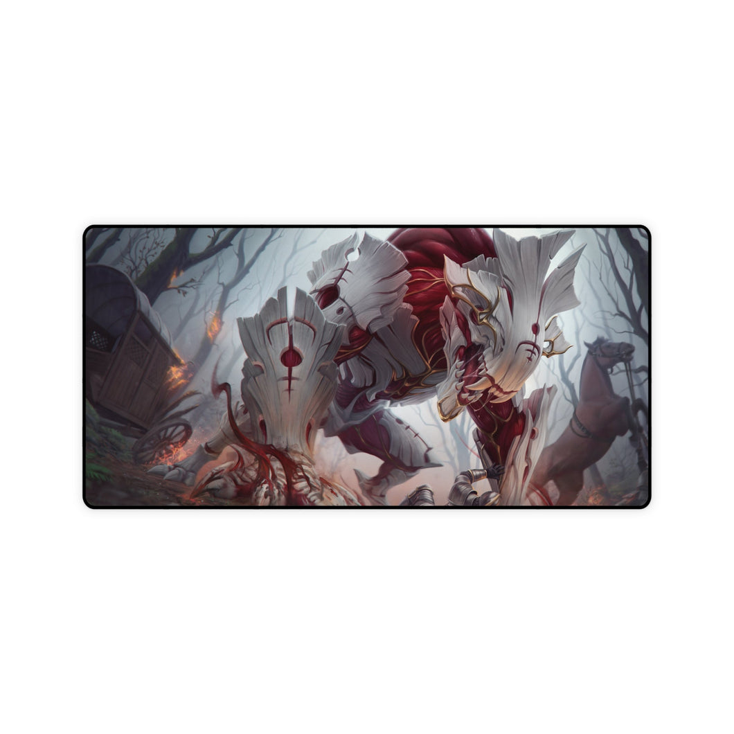 Crimson Creature Fenrir Mouse Pad (Desk Mat)
