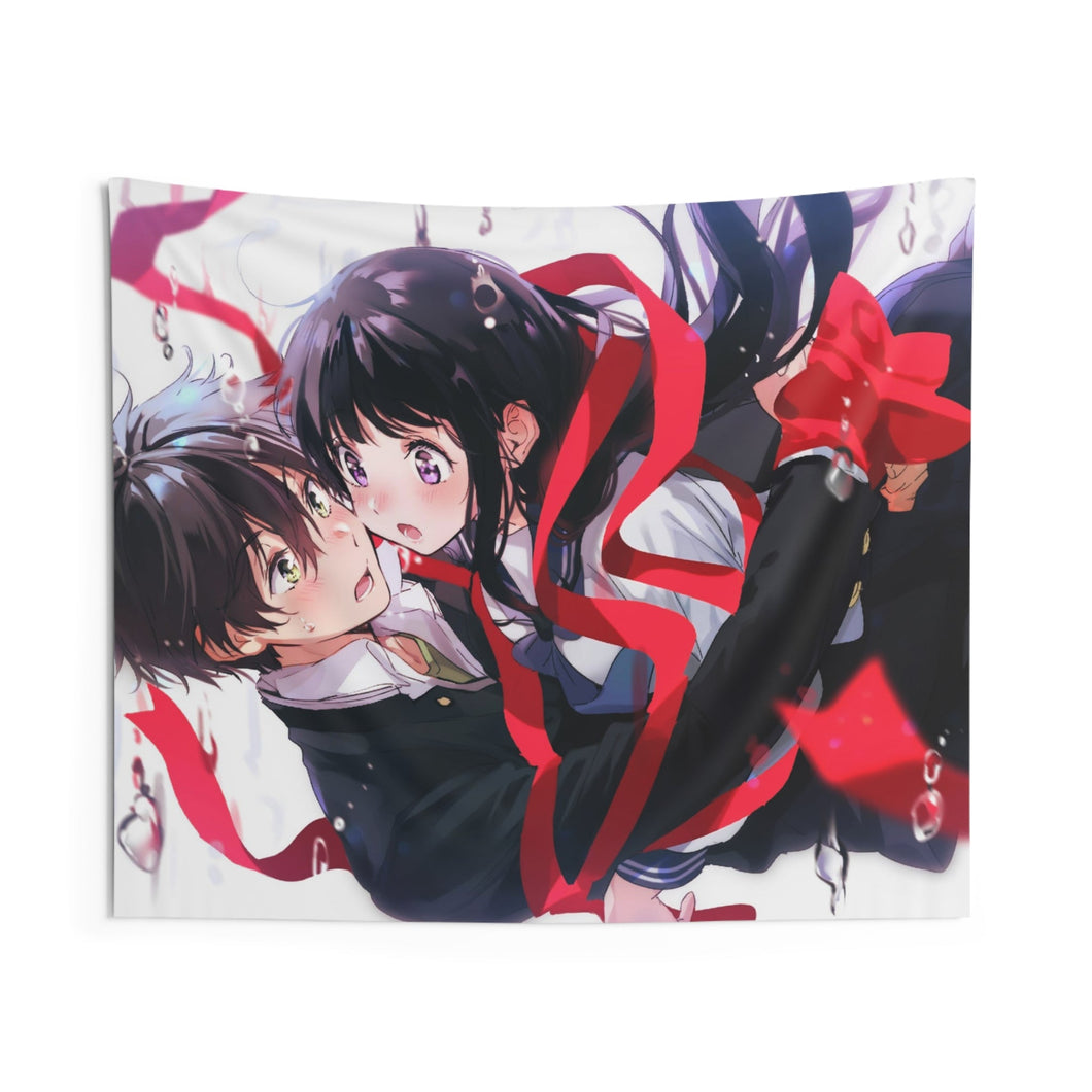 Eru Chitanda  And  Hōtarō Oreki Hugging Indoor Wall Tapestry