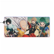 Anime One-Punch Man RGB LED Mouse Pad (Desk Mat)