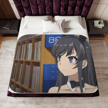 Load image into Gallery viewer, Mai Sakurajima Sherpa Blanket
