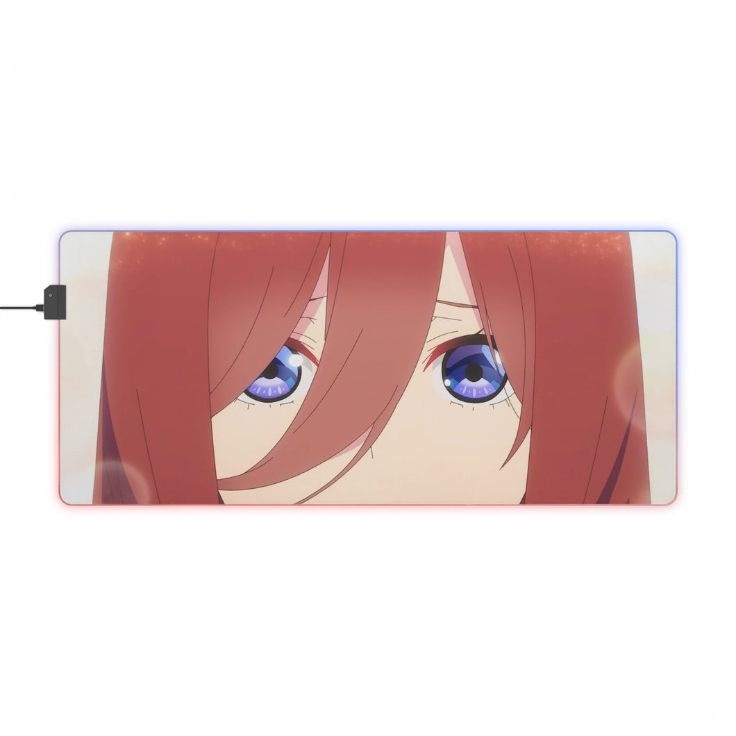 The Quintessential Quintuplets RGB LED Mouse Pad (Desk Mat)