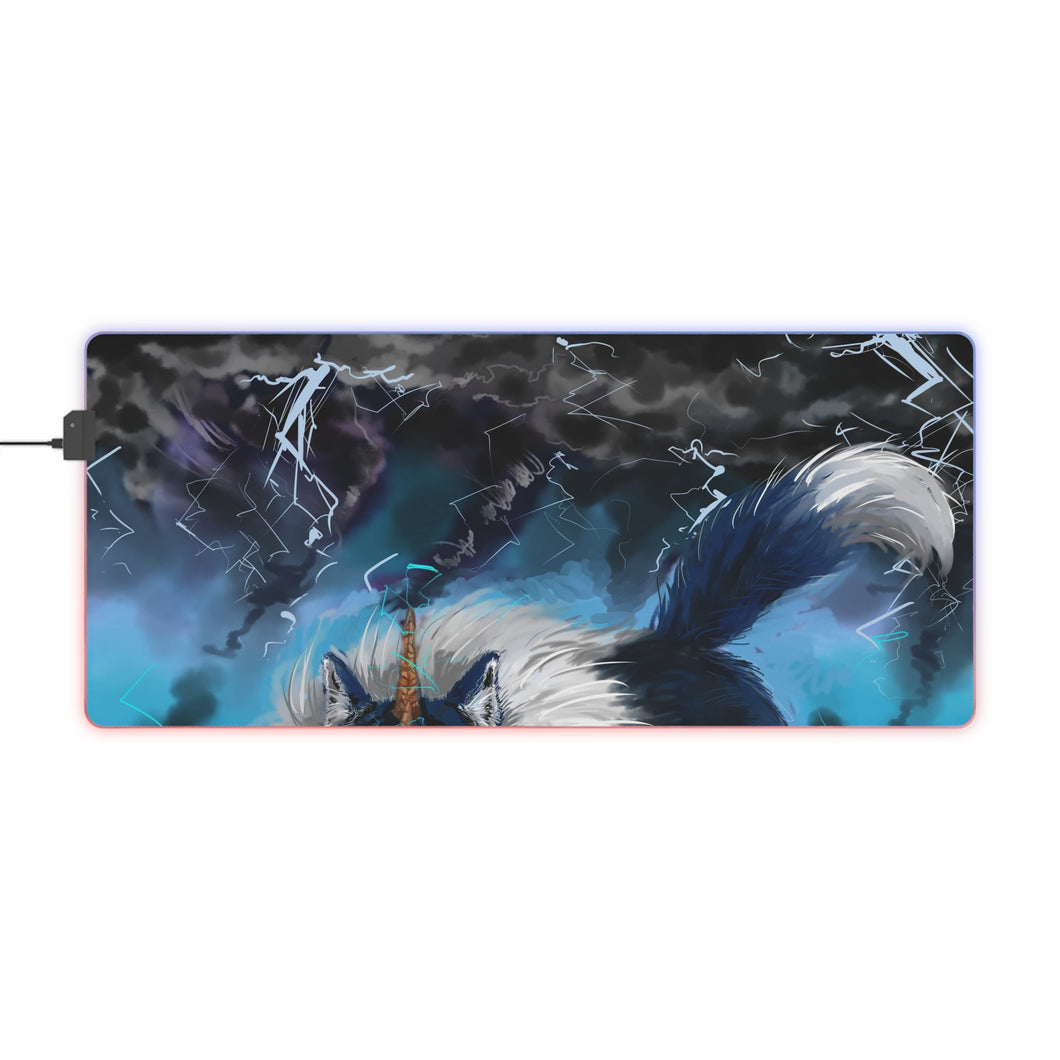 Tempest Wolf RGB LED Mouse Pad (Desk Mat)
