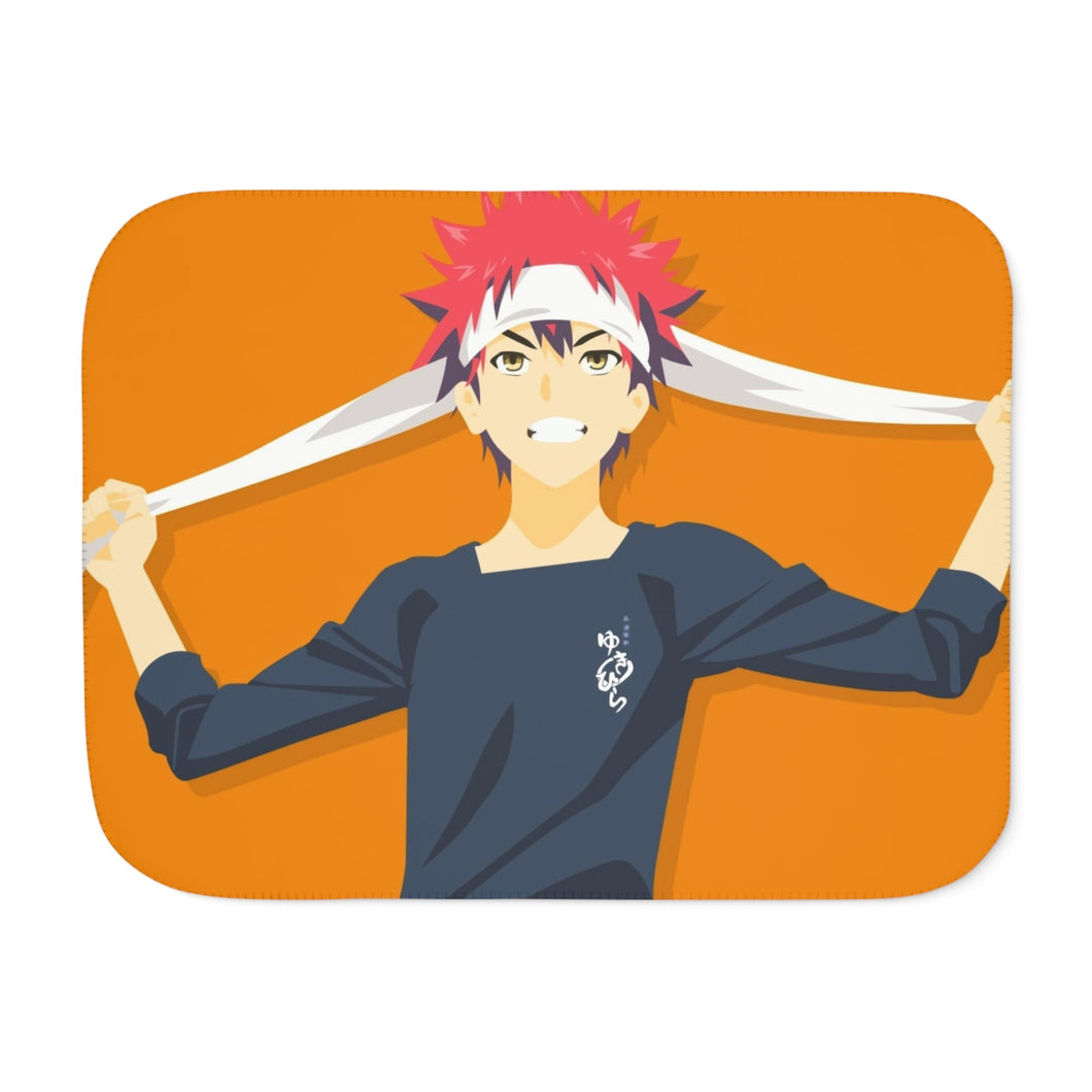 Anime Food Wars: Shokugeki no Soma Sherpa Blanket