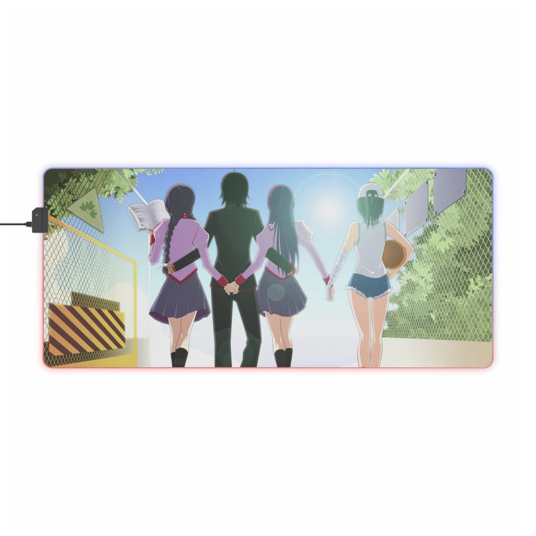 Monogatari (Series) RGB LED Mouse Pad (Desk Mat)
