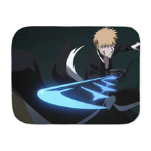 Load image into Gallery viewer, Ichigo Kurosaki Sherpa Blanket

