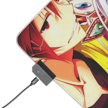 Load image into Gallery viewer, Sora and Shiro (No Game No Life) RGB LED Mouse Pad (Desk Mat)
