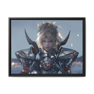 Fate/Apocrypha Saber Of Red Canvas Framed Art Print