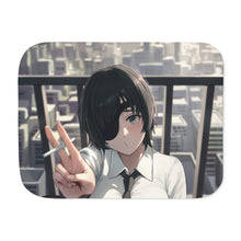 Load image into Gallery viewer, Chainsaw Man Sherpa Blanket
