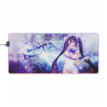 Load image into Gallery viewer, Is It Wrong to Try to Pick Up Girls in a Dungeon? Hestia RGB LED Mouse Pad (Desk Mat)
