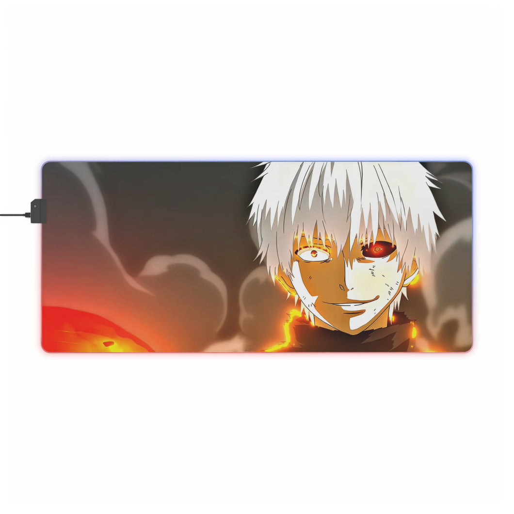 Kankeki Ken Ghoul Form RGB LED Mouse Pad (Desk Mat)