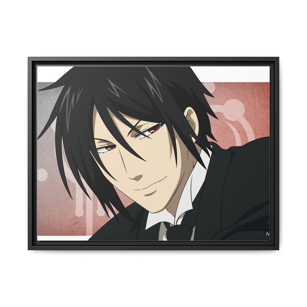 Demon Butler Canvas Framed Art Print