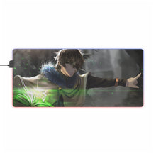 Load image into Gallery viewer, Black Clover Yuno RGB LED Mouse Pad (Desk Mat)
