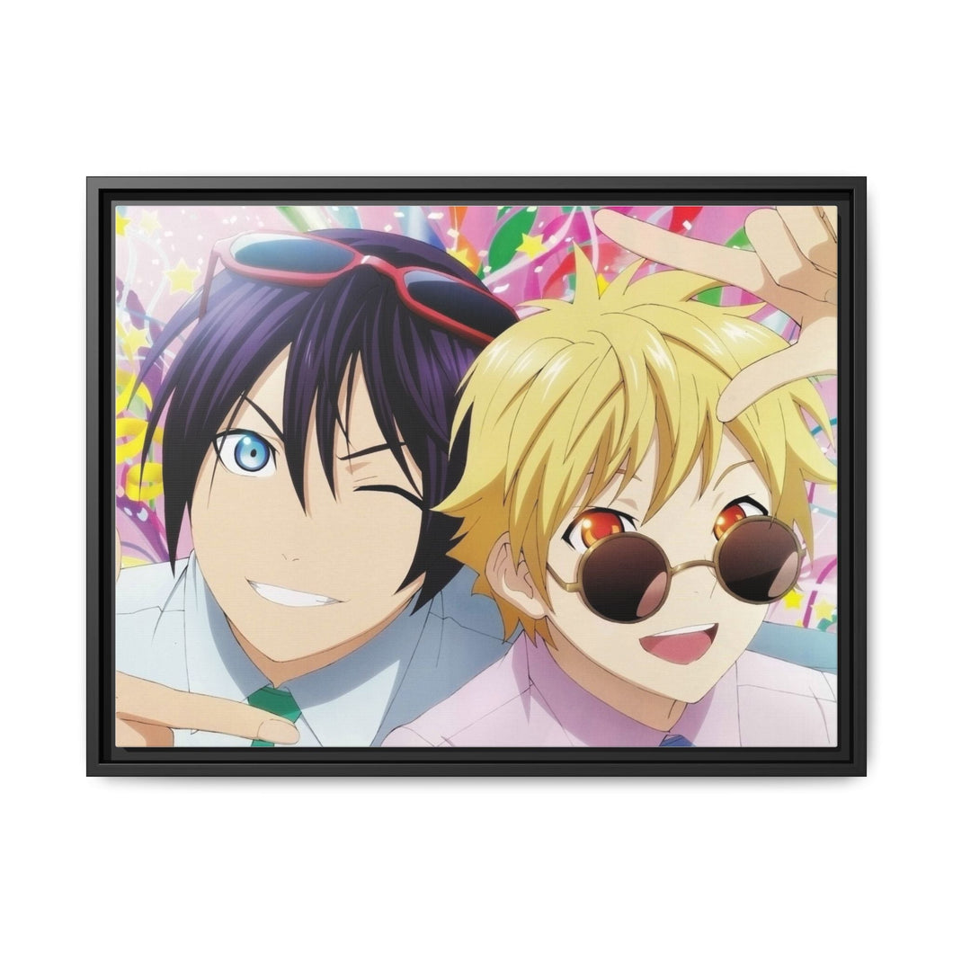 Noragami Yato, Yukine, Noragami Canvas Framed Art Print