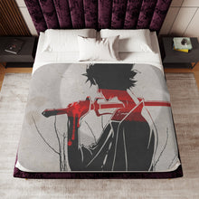 Load image into Gallery viewer, Anime Samurai Champloo Sherpa Blanket
