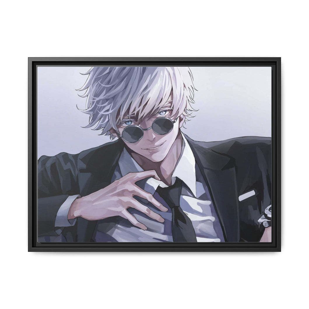 Satoru Gojo Canvas Framed Art Print