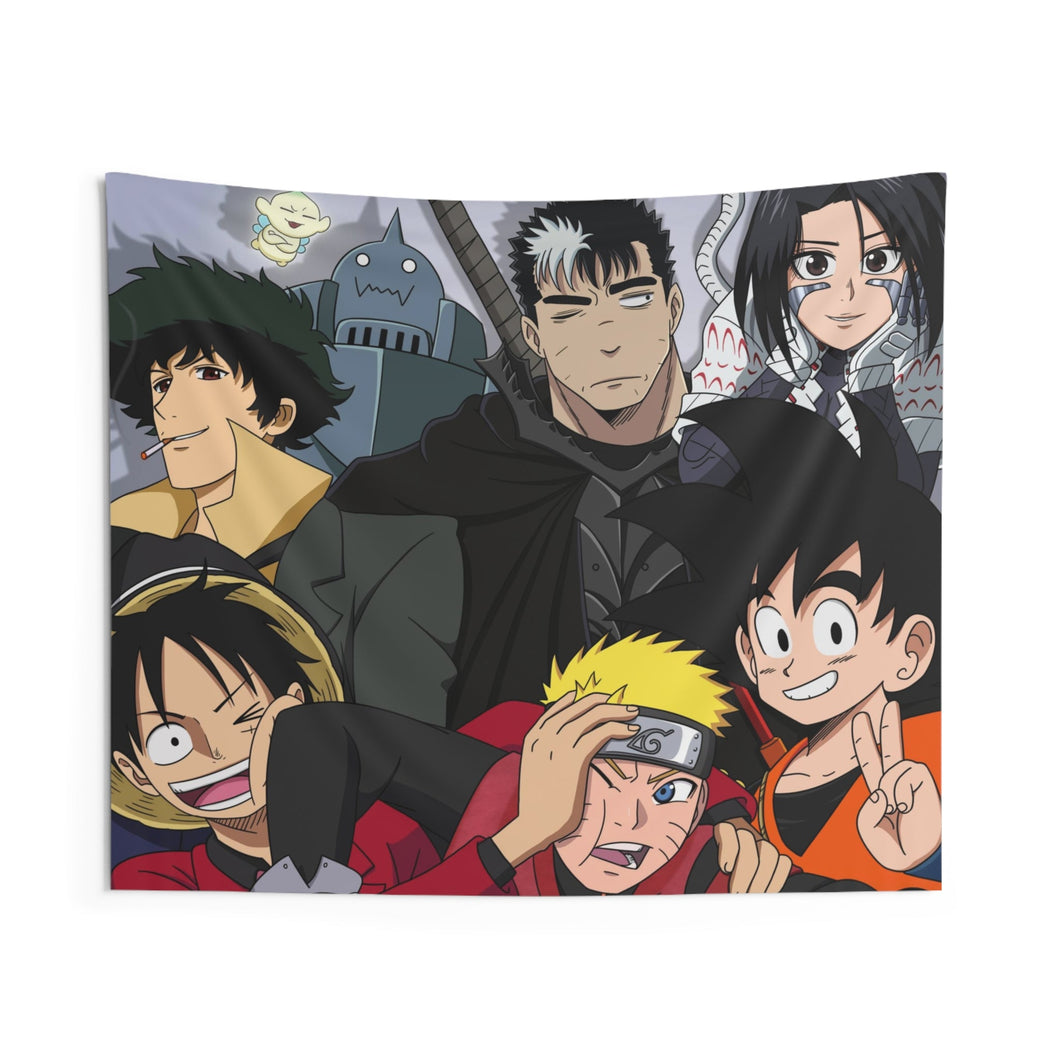 Anime Crossover Indoor Wall Tapestry