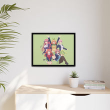 Load image into Gallery viewer, The Quintessential Quintuplets Miku Nakano, Itsuki Nakano, Nino Nakano, Yotsuba Nakano, Ichika Nakano Canvas Framed Art Print
