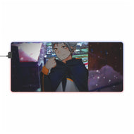 Subaru in The Snowy City V. Night 4k RGB LED Mouse Pad (Desk Mat)