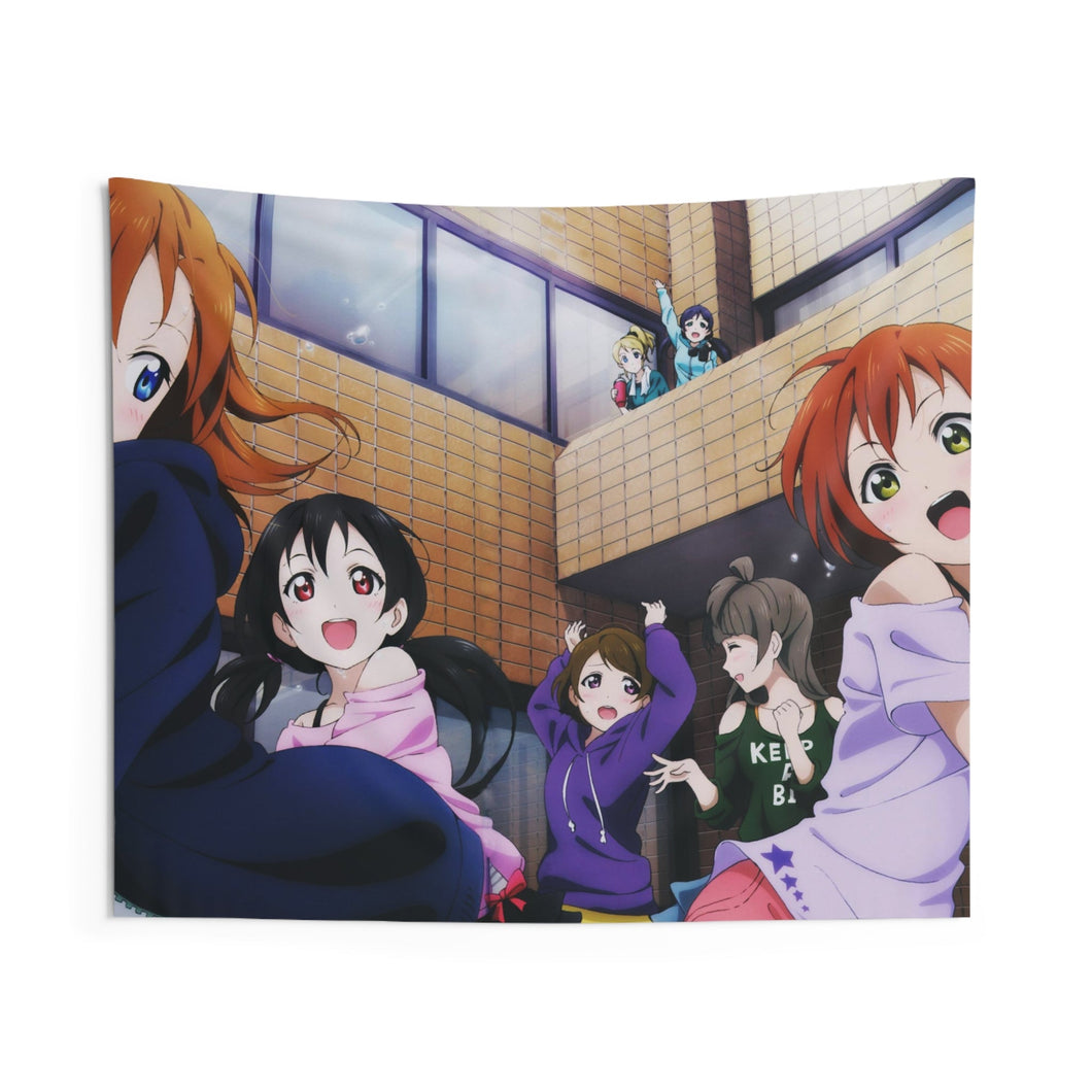 Love Live! Kotori Minami, Honoka Kousaka, Rin Hoshizora, Eri Ayase, Hanayo Koizumi Indoor Wall Tapestry