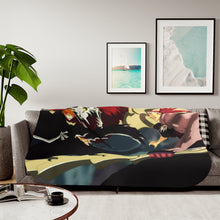 Load image into Gallery viewer, Anime Bleachr Sherpa Blanket
