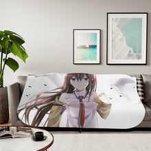 Load image into Gallery viewer, Makise Kurisu Sherpa Blanket
