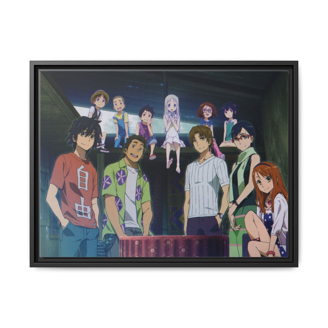 Anohana Canvas Framed Art Print