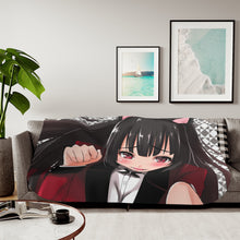 Load image into Gallery viewer, Anime Kakegurui Sherpa Blanket

