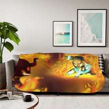 Load image into Gallery viewer, Anime Fire Force Sherpa Blanket
