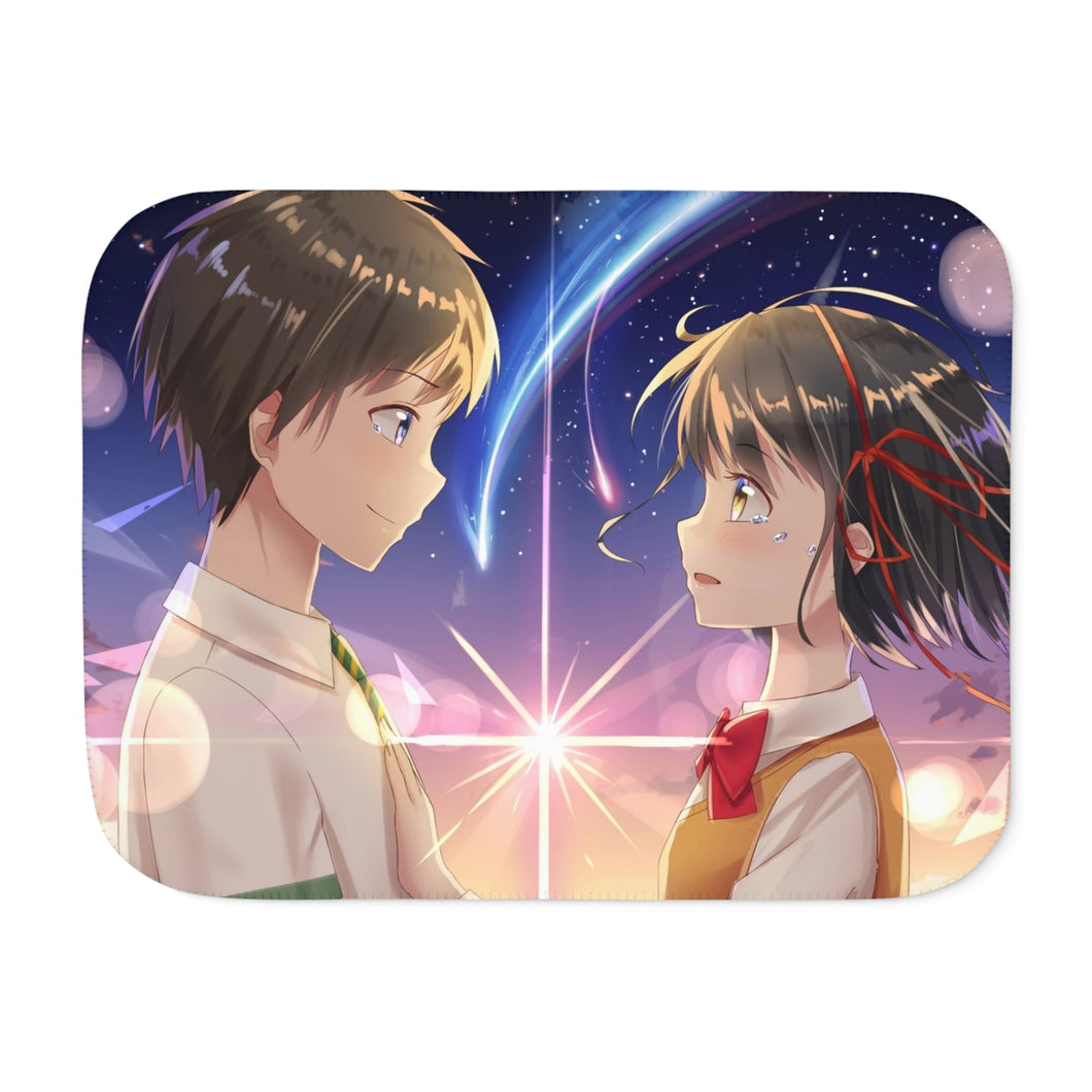 Your Name. Sherpa Blanket