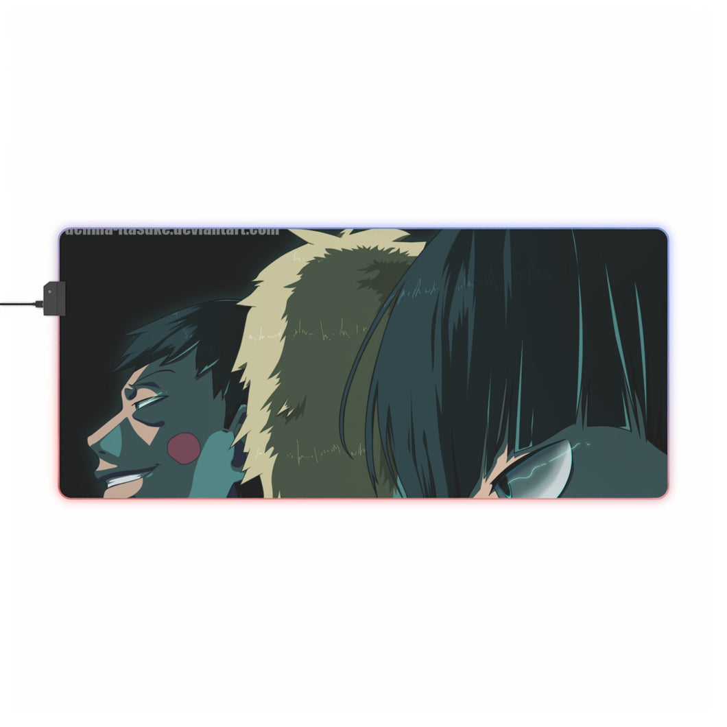 Mob Psycho 100 Arataka Reigen, Shigeo Kageyama, Ritsu Kageyama RGB LED Mouse Pad (Desk Mat)