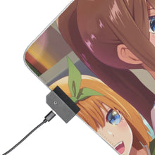 Load image into Gallery viewer, The Quintessential Quintuplets RGB LED Mouse Pad (Desk Mat)
