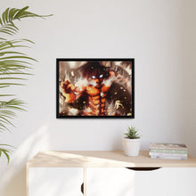 Load image into Gallery viewer, Eren Yeager (titan) Canvas Framed Art Print
