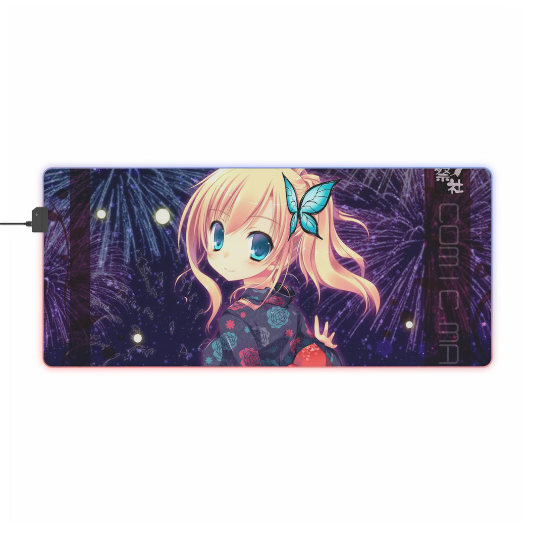 Boku Wa Tomodachi Ga Sukunai Sena Kashiwazaki RGB LED Mouse Pad (Desk Mat)