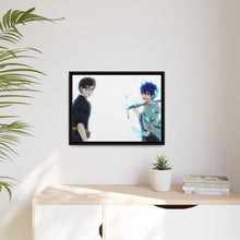 Load image into Gallery viewer, Blue Exorcist Canvas Framed Art Print
