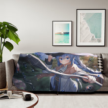 Load image into Gallery viewer, Mushoku Tensei: Jobless Reincarnation Roxy Migurdia Sherpa Blanket
